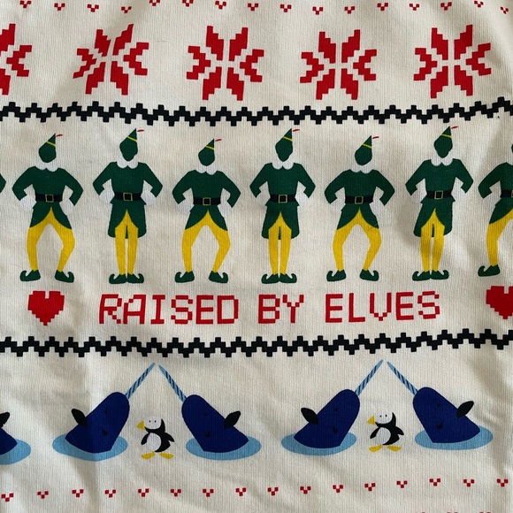 ⭐️ SOLD OUT ⭐️ Adult Warner Bros™ Elf Sweatshirt In French Terry - Size SMALL - Picture 2 of 4